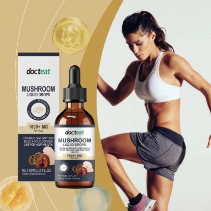 Docteat Mushroom Complex Immune Supplement Drops – Gentle Formula